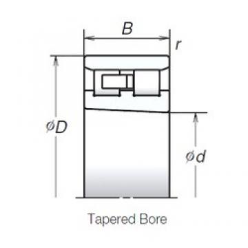 120 mm x 165 mm x 34 mm  NSK NN3924MBKR Rodamientos de bolas de contacto de cuatro puntos