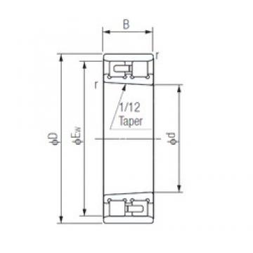 80 mm x 125 mm x 34 mm  NACHI NN3016K rodamientos de bolas tipo BST rodamientos de precisión