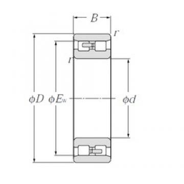 150 mm x 225 mm x 56 mm  NTN NN3030 Rodamientos de bolas de contacto angular sellados de súper precisión