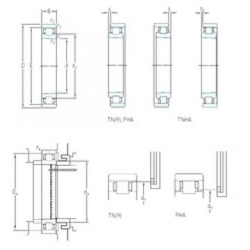 95 mm x 145 mm x 24 mm  SKF N 1019 KTN9/HC5SP Rodamientos de bolas de contacto angular sellados de súper precisión