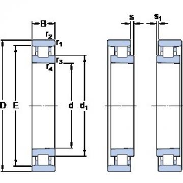 110 mm x 170 mm x 28 mm  SKF N 1022 KTNHA/HC5SP rodamientos de bolas tipo BST rodamientos de precisión