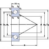 SKF BSA 208 C Rodamientos de precisión DB / DF / DT