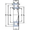 35 mm x 55 mm x 10 mm  SKF 71907 ACE/P4A Rodamientos de bolas de contacto angular dúplexHT series