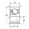 20 mm x 37 mm x 9 mm  NSK 20BGR19S Rodamientos de bolas de contacto angular para motores y tornos #1 small image