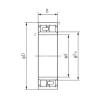 105 mm x 145 mm x 40 mm  NACHI NNU4921 Rodamientos de precisión combinados universales