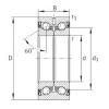 50 mm x 110 mm x 54 mm  INA ZKLN50110-2RS Rodamientos de bolas de contacto angular sellados lubricados con grasa #1 small image