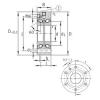 50 mm x 140 mm x 54 mm  INA ZKLF50140-2RS Rodamientos de precisión combinados universales