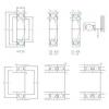 12 mm x 24 mm x 6 mm  SKF 71901 ACE/P4A Rodamientos de bolas de contacto angular sellados lubricados con grasa #1 small image