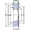 30 mm x 55 mm x 13 mm  SKF 7006 CB/HCP4A Rodamientos de bolas de contacto angular sellados lubricados con grasa #1 small image