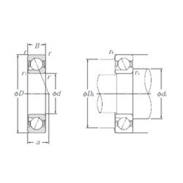 10 mm x 26 mm x 8 mm  NTN BNT000 Rodamientos de bolas de contacto angular de doble hilera #1 image