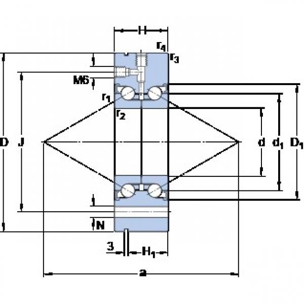 SKF BEAM 017062-2RZ Rodamientos de bolas de contacto angular sellados lubricados con grasa #1 image