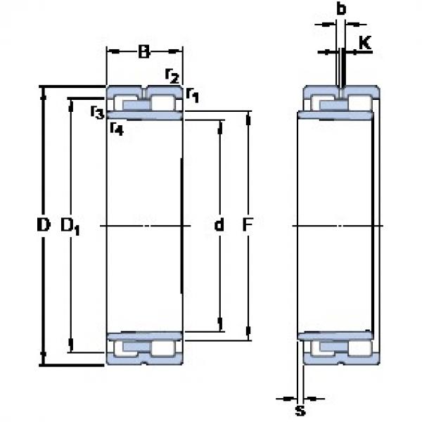 220 mm x 300 mm x 80 mm  SKF NNU 4944 BK/SPW33 Rodamientos de disposición en tándem #1 image