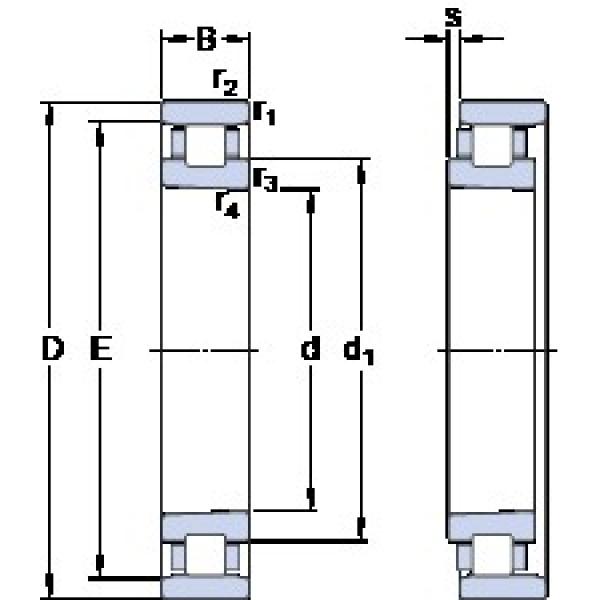 100 mm x 150 mm x 24 mm  SKF N 1020 KTN9/SP Rodamientos de bolas de contacto angular de doble hilera #1 image