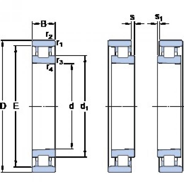 110 mm x 170 mm x 28 mm  SKF N 1022 KTNHA/HC5SP rodamientos de bolas tipo BST rodamientos de precisión #1 image